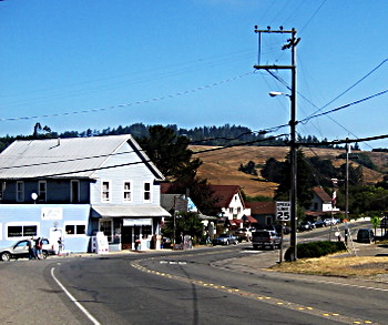 The town of Bodega by Suzi Rosenberg