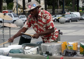 John F. King II, Street Drummer by Wolf Rosenberg