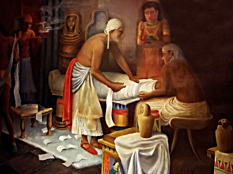 Mural at the Rosicrucian Museum; CC Mary Harrsh