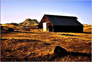 Sutter Buttes Barn by John Mueller